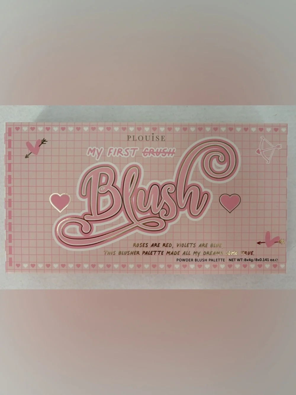 P. Louise. My First Blush Palette 8 Heart Shaped Blush Powder Blush Shades